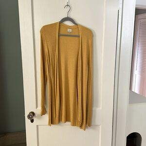 Golden yellow lightweight cardigan A New Day XXL